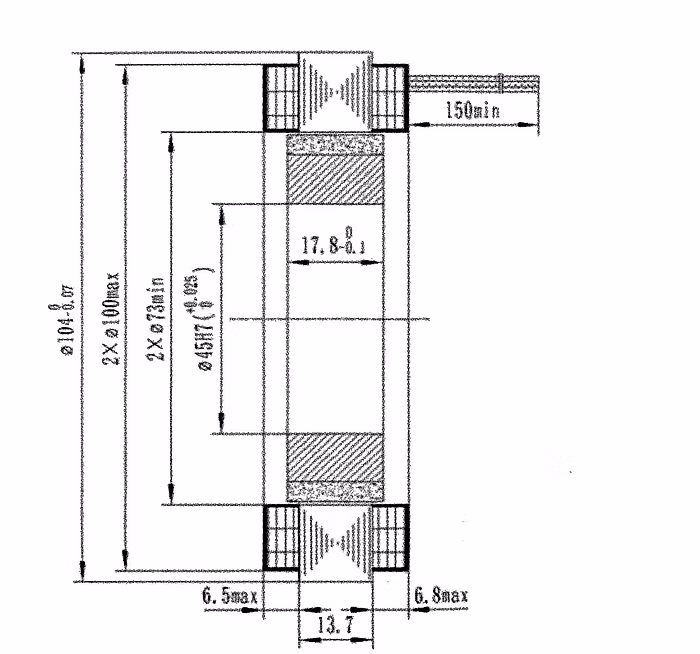 Frameless-Torque-Motor-104LW01-Outline