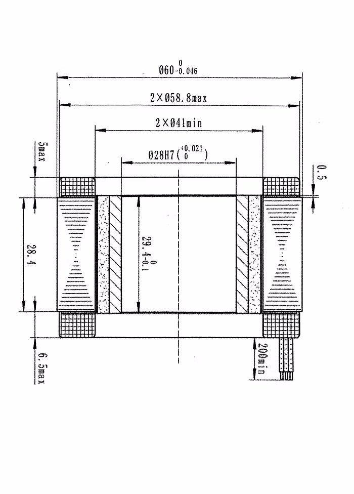 Frameless-Torque-Motor-60LW08-Outline